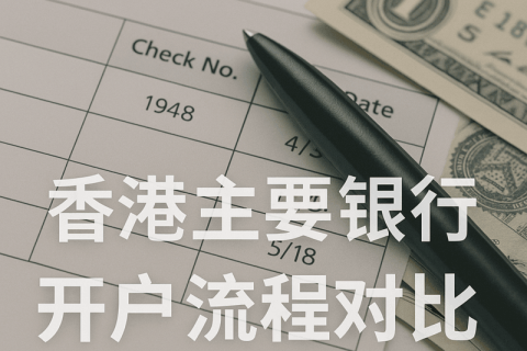 香港主要銀行開戶流程對比