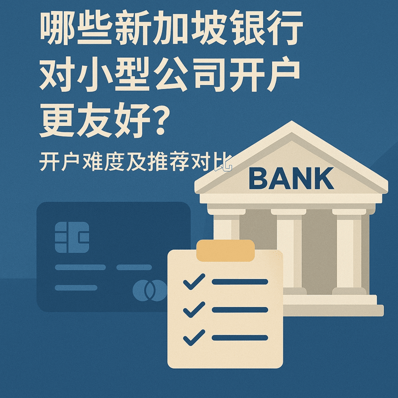 哪些新加坡銀行對小型公司開戶更友好？