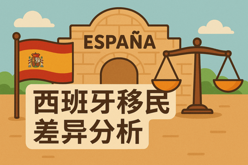 西班牙移民差異分析