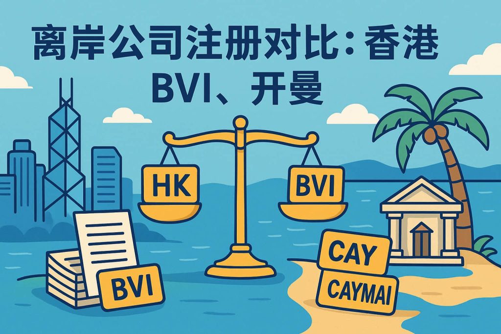 ?離岸公司注冊對比：香港、BVI、開曼優(yōu)劣全解析