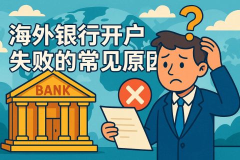 海外銀行開戶失敗的常見原因有哪些？如何避免被拒？