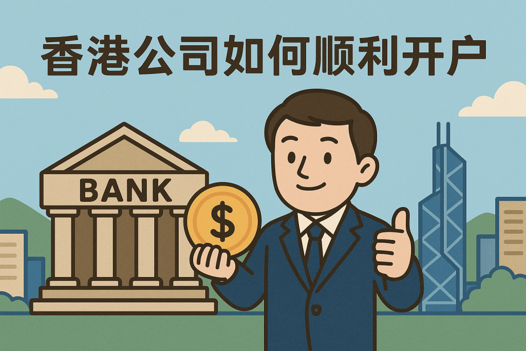 香港公司注冊后如何順利開戶