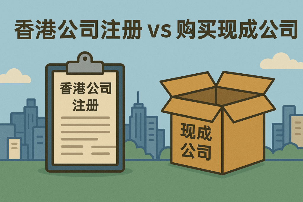 香港公司注冊 vs 購買現成公司